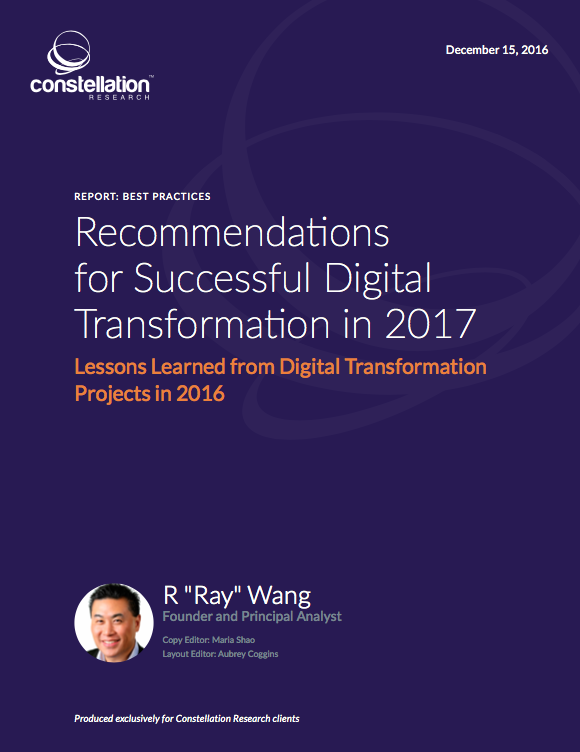 Recommendations For Successful Digital Transformation In 2017 Recommendations For Successful Digital Transformation In 2017